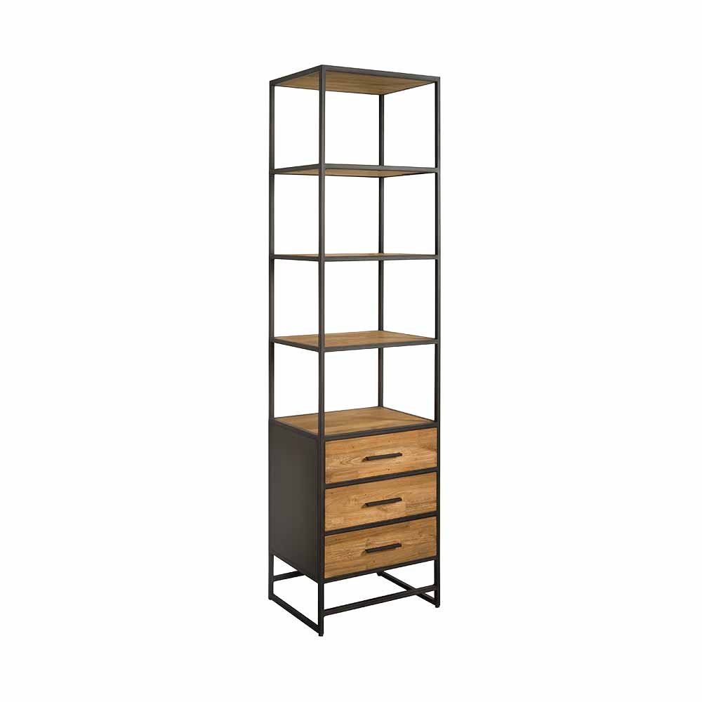 Felino – Bookcase 3 drws. 60x45x220 Tower Living