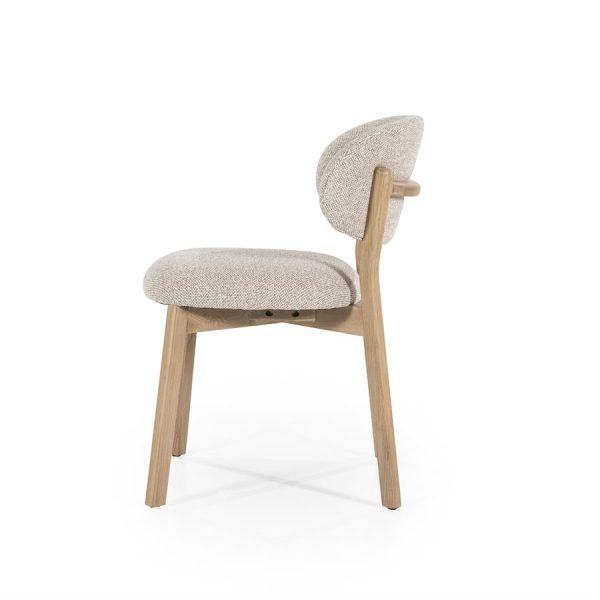 Stoel Mikky naturel - taupe Moon Eleonora - Afbeelding 3