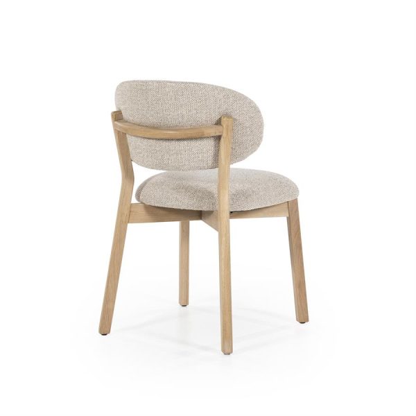 Stoel Mikky naturel - taupe Moon Eleonora - Afbeelding 7