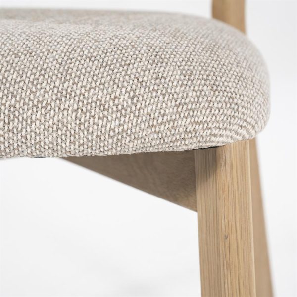 Stoel Mikky naturel - taupe Moon Eleonora - Afbeelding 15