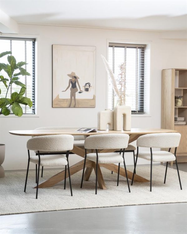Eettafel Nikki 240x100 - naturel Eleonora - Afbeelding 6