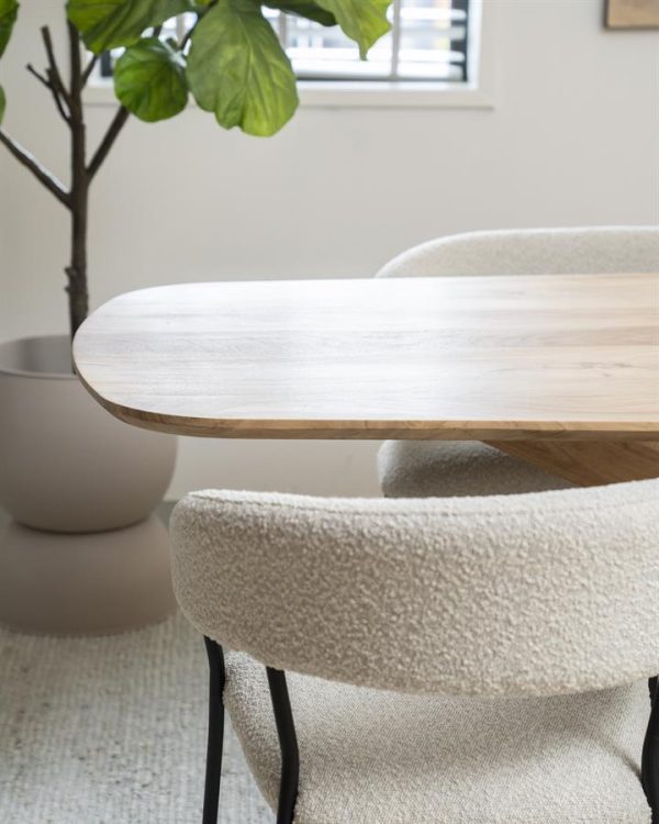 Eettafel Nikki 200x100 - naturel Eleonora - Afbeelding 9