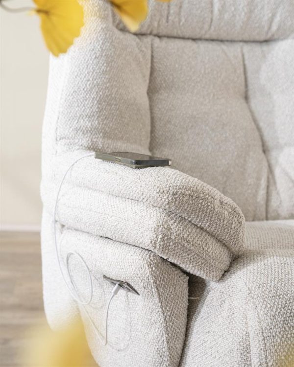 Fauteuil Caleb - beige Salerno Eleonora - Afbeelding 35