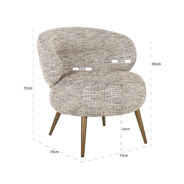 Fauteuil Sabor trendy nature (Be Trendy 01 Nature) Richmond Interiors - Afbeelding 6