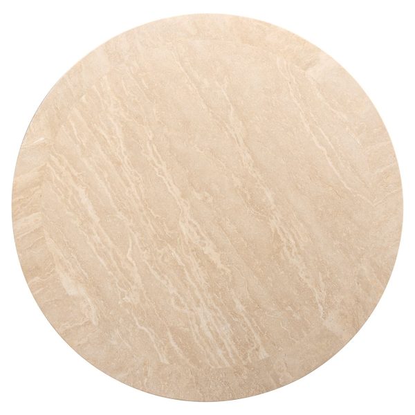 Salontafel rond Biltmore Italian beige Travertine (Beige) Richmond Interiors - Afbeelding 2