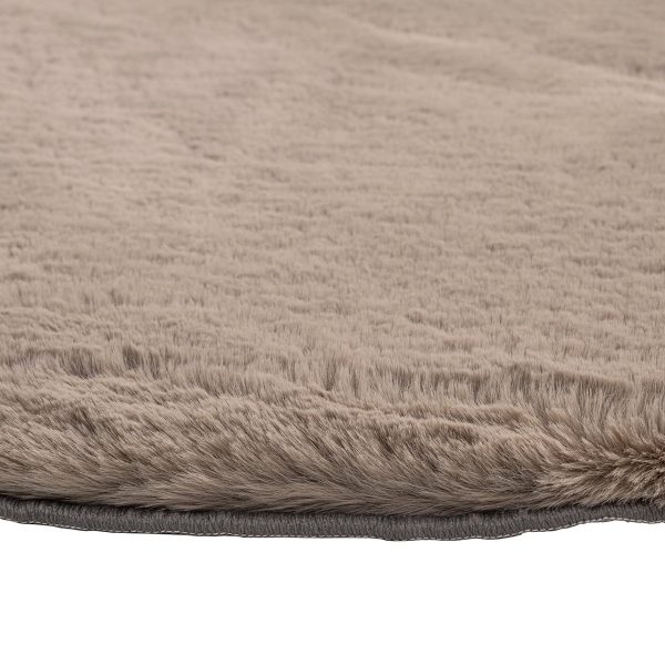 Vloerkleed Saifo furry 160Ø (Sand) Richmond Interiors