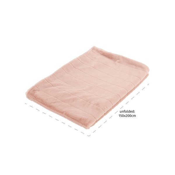 Furry blanket Carry (Pink) Richmond Interiors - Afbeelding 4