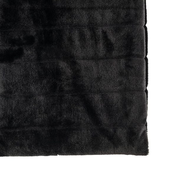 Furry blanket Katie (Black) Richmond Interiors - Afbeelding 3