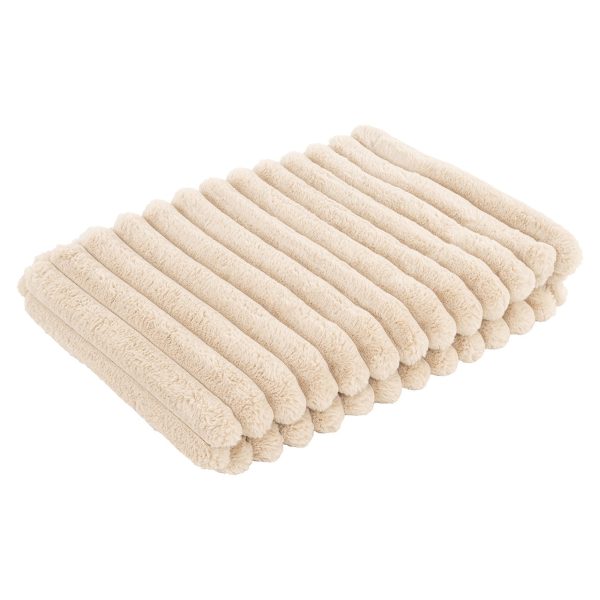 Furry blanket Cato (Sand) Richmond Interiors - Afbeelding 2