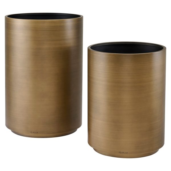 Plantenbak Dira 45Ø (Brushed Gold) Richmond Interiors - Afbeelding 2