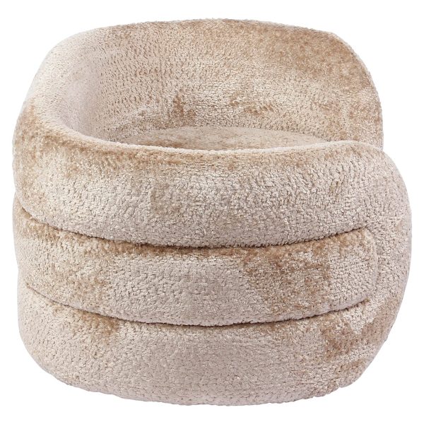 Huisdierenbed Bingo taupe chenille (Bergen 104 taupe chenille) Richmond Interiors - Afbeelding 2