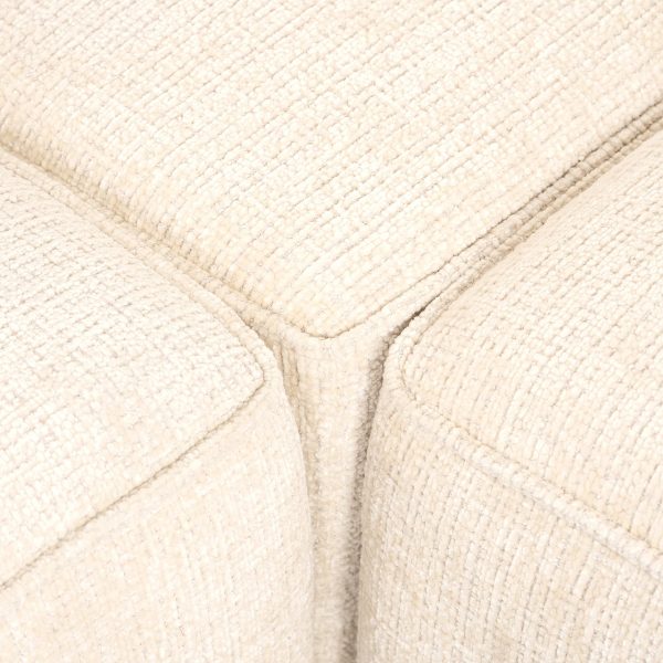 Hoekbank Lusso beige chenille (Niagara 902 beige Chenille) Richmond Interiors - Afbeelding 7