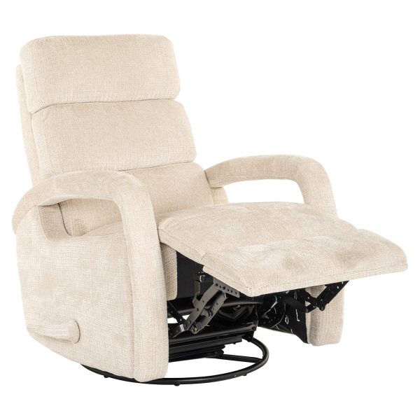 Relax draaifauteuil Denvi beige chenille (Niagara 902 beige Chenille) Richmond Interiors - Afbeelding 11