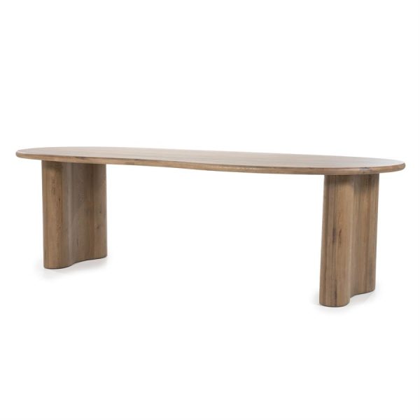Eettafel Josh 250x110 cm - bruin Eleonora - Afbeelding 2