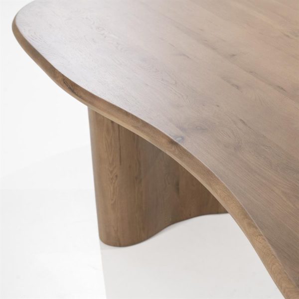 Eettafel Josh 250x110 cm - bruin Eleonora - Afbeelding 4