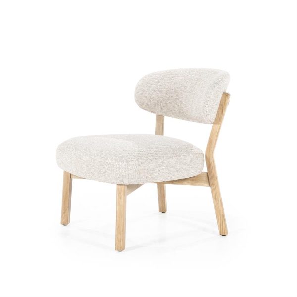 Fauteuil Mikky naturel - taupe Moon Eleonora - Afbeelding 2