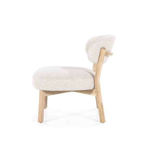 Fauteuil Mikky naturel - taupe Moon Eleonora - Afbeelding 3