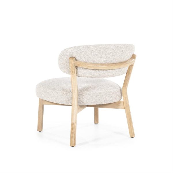 Fauteuil Mikky naturel - taupe Moon Eleonora - Afbeelding 5