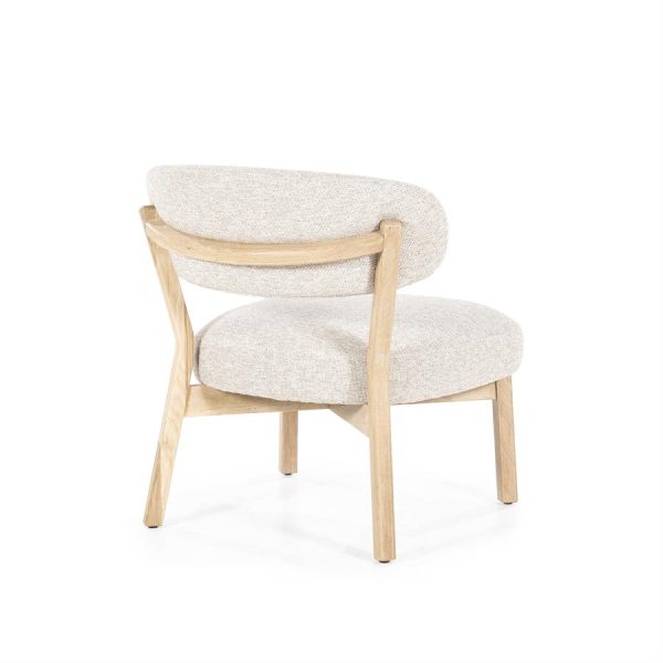 Fauteuil Mikky naturel - taupe Moon Eleonora - Afbeelding 7