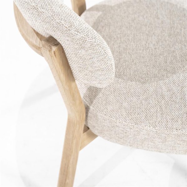 Fauteuil Mikky naturel - taupe Moon Eleonora - Afbeelding 15