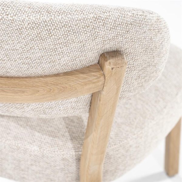 Fauteuil Mikky naturel - taupe Moon Eleonora - Afbeelding 16