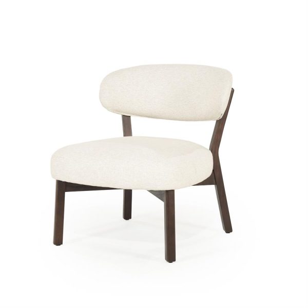 Fauteuil Mikky bruin - beige Moon Eleonora