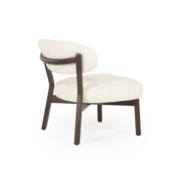 Fauteuil Mikky bruin - beige Moon Eleonora - Afbeelding 8