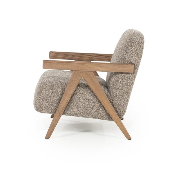Fauteuil Francis - taupe Flou Eleonora - Afbeelding 3