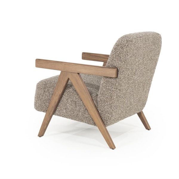 Fauteuil Francis - taupe Flou Eleonora - Afbeelding 4