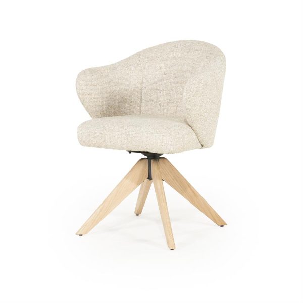Stoel Connor naturel - beige Donna Eleonora