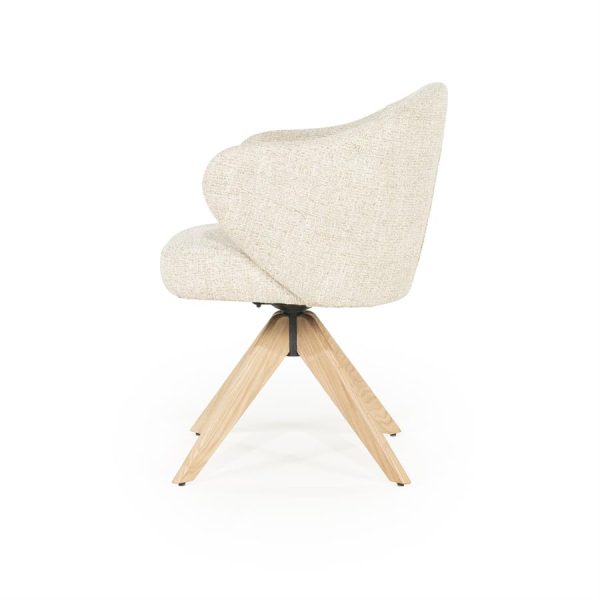 Stoel Connor naturel - beige Donna Eleonora - Afbeelding 3