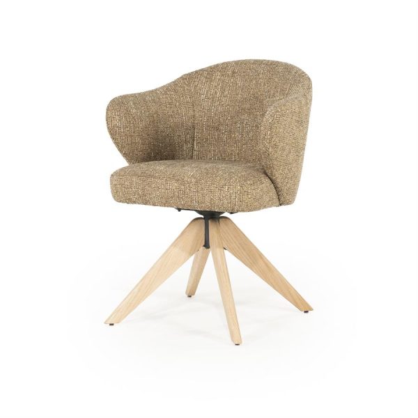 Stoel Connor naturel - mosterd Donna Eleonora