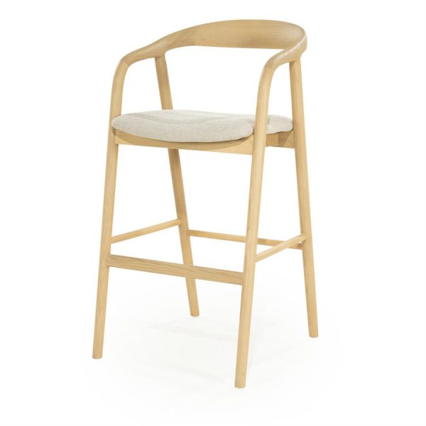 Barkruk Rayven - naturel Eleonora