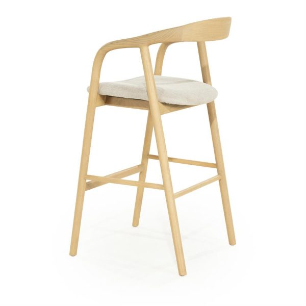 Barkruk Rayven - naturel Eleonora - Afbeelding 4
