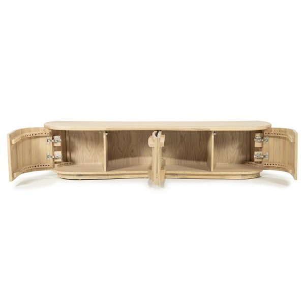 TV meubel Josh 180 cm - naturel Eleonora - Afbeelding 4