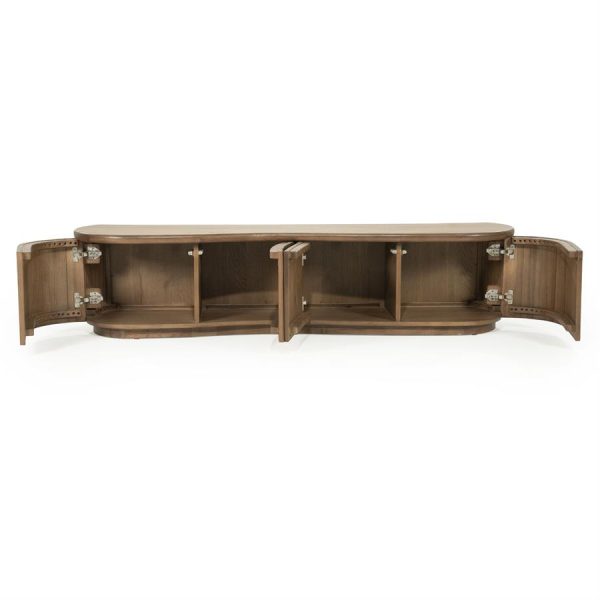 TV meubel Josh 180 cm - bruin Eleonora - Afbeelding 3