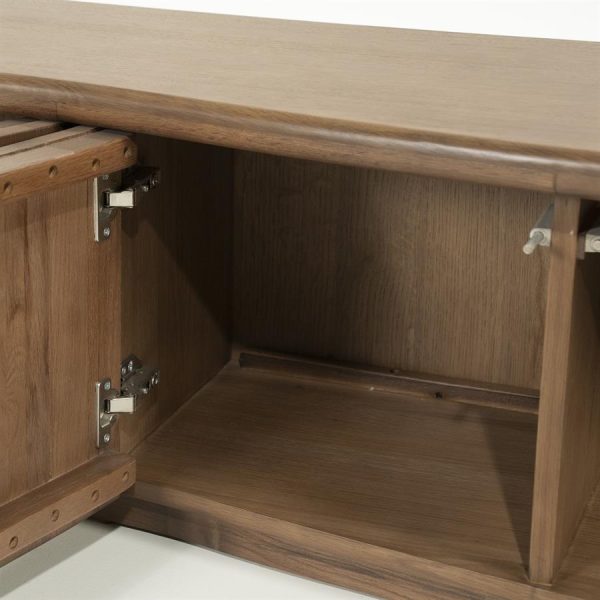 TV meubel Josh 180 cm - bruin Eleonora - Afbeelding 5