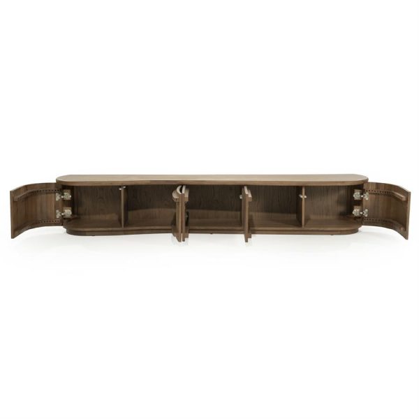 TV meubel Josh 240 cm - bruin Eleonora - Afbeelding 4