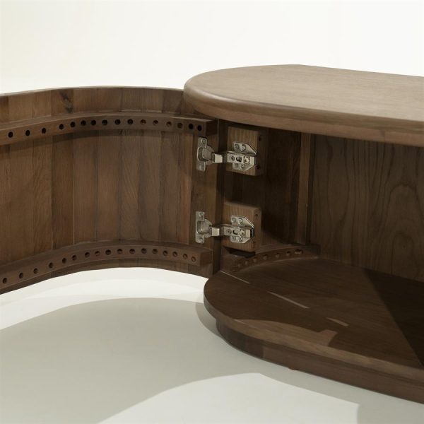 TV meubel Josh 240 cm - bruin Eleonora - Afbeelding 7