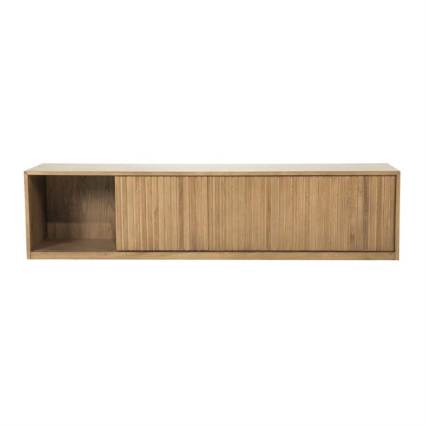 TV meubel Milo 180 cm - bruin Eleonora - Afbeelding 6