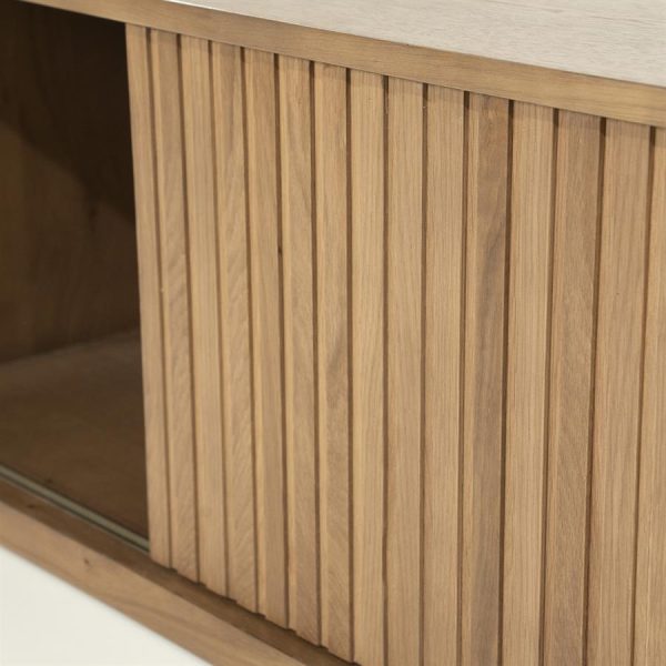 TV meubel Milo 180 cm - bruin Eleonora - Afbeelding 10