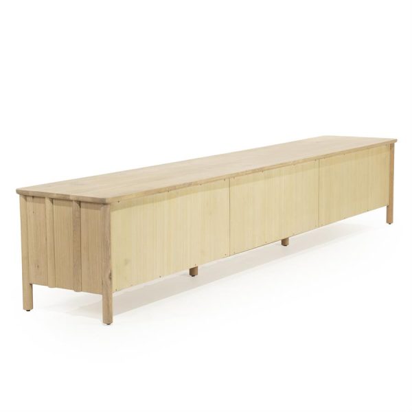 TV meubel Jake 6 drs. - naturel Eleonora - Afbeelding 4