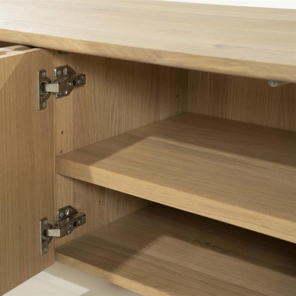 TV meubel Jake 6 drs. - naturel Eleonora - Afbeelding 7
