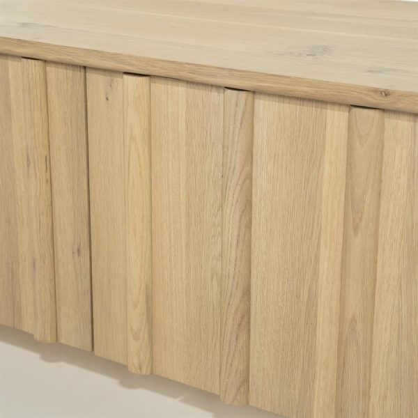 TV meubel Jake 6 drs. - naturel Eleonora - Afbeelding 8