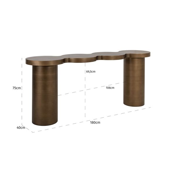 Wandtafel Bubba (Brushed Gold) Richmond Interiors - Afbeelding 5