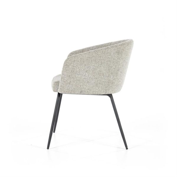 Stoel Astrid - licht grijs Baquer Eleonora - Afbeelding 5
