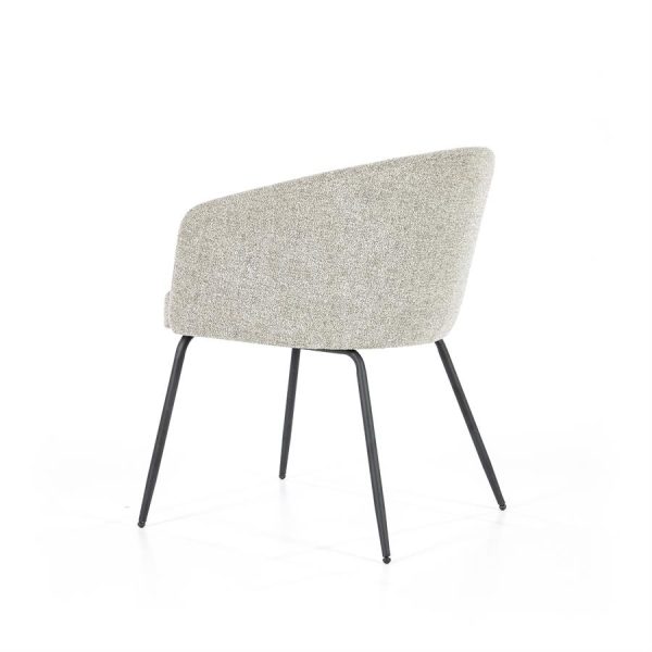 Stoel Astrid - licht grijs Baquer Eleonora - Afbeelding 6