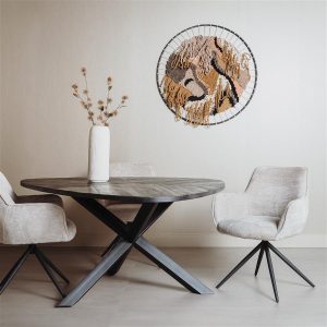 Trivero Eetkamertafel zwart 150 cm Tower Living