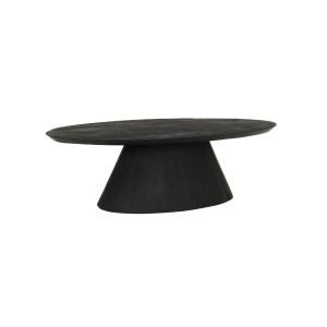 Premana Salontafel zwart ovaal 135 cm Tower Living