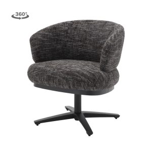 Perca Lounge Armstoel - fabric TED 17 blue-grey Tower Living